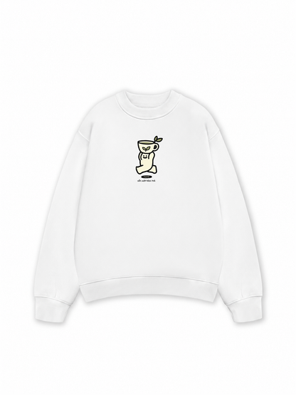 Áo Sweater Nỉ Hai Da Cần Một Tách Trà