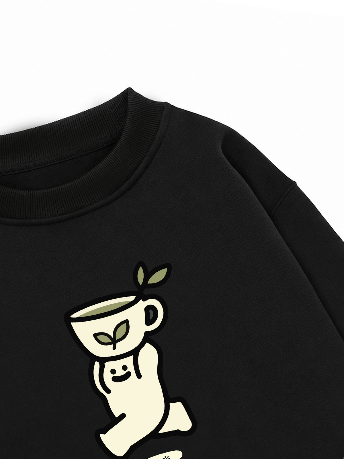 Áo Sweater Nỉ Hai Da Cần Một Tách Trà