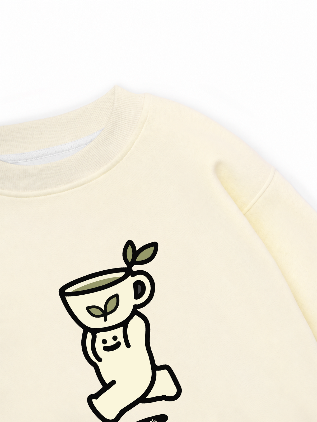 Áo Sweater Nỉ Hai Da Cần Một Tách Trà