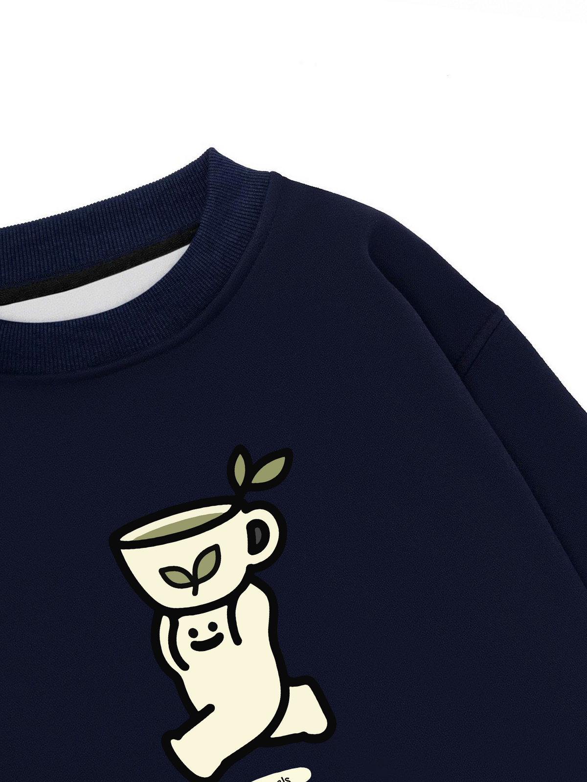 Áo Sweater Nỉ Hai Da Cần Một Tách Trà