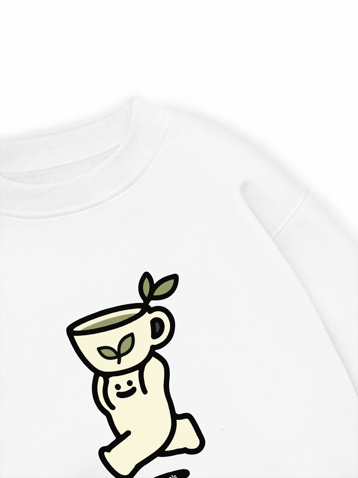 Áo Sweater Nỉ Hai Da Cần Một Tách Trà