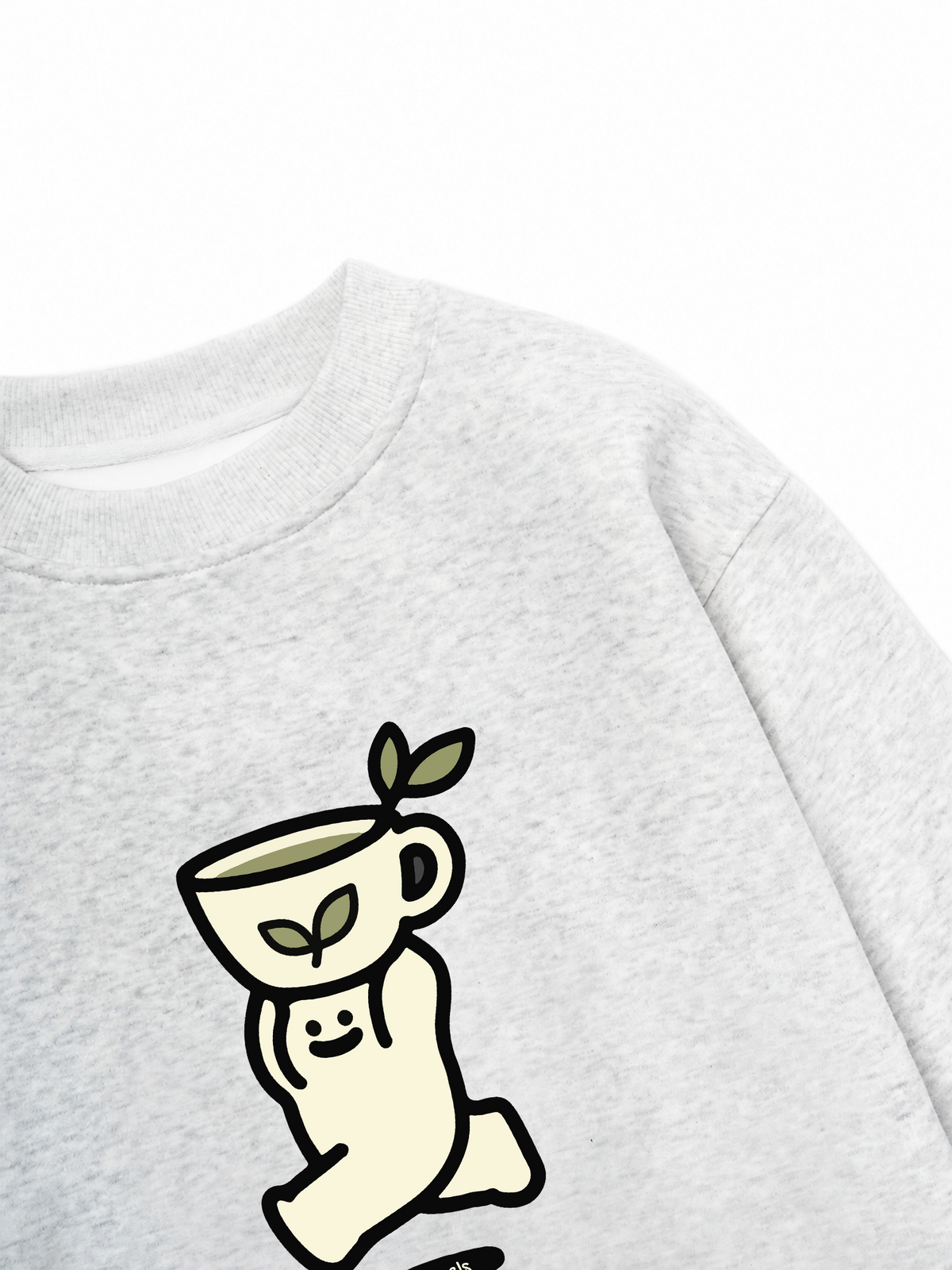 Áo Sweater Nỉ Hai Da Cần Một Tách Trà