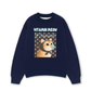 Áo Sweater Nỉ Hai Da Vitamin Meow Blue Tiffany