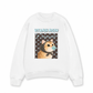 Áo Sweater Nỉ Hai Da Vitamin Meow Blue Tiffany