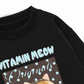 Áo Sweater Nỉ Hai Da Vitamin Meow Blue Tiffany