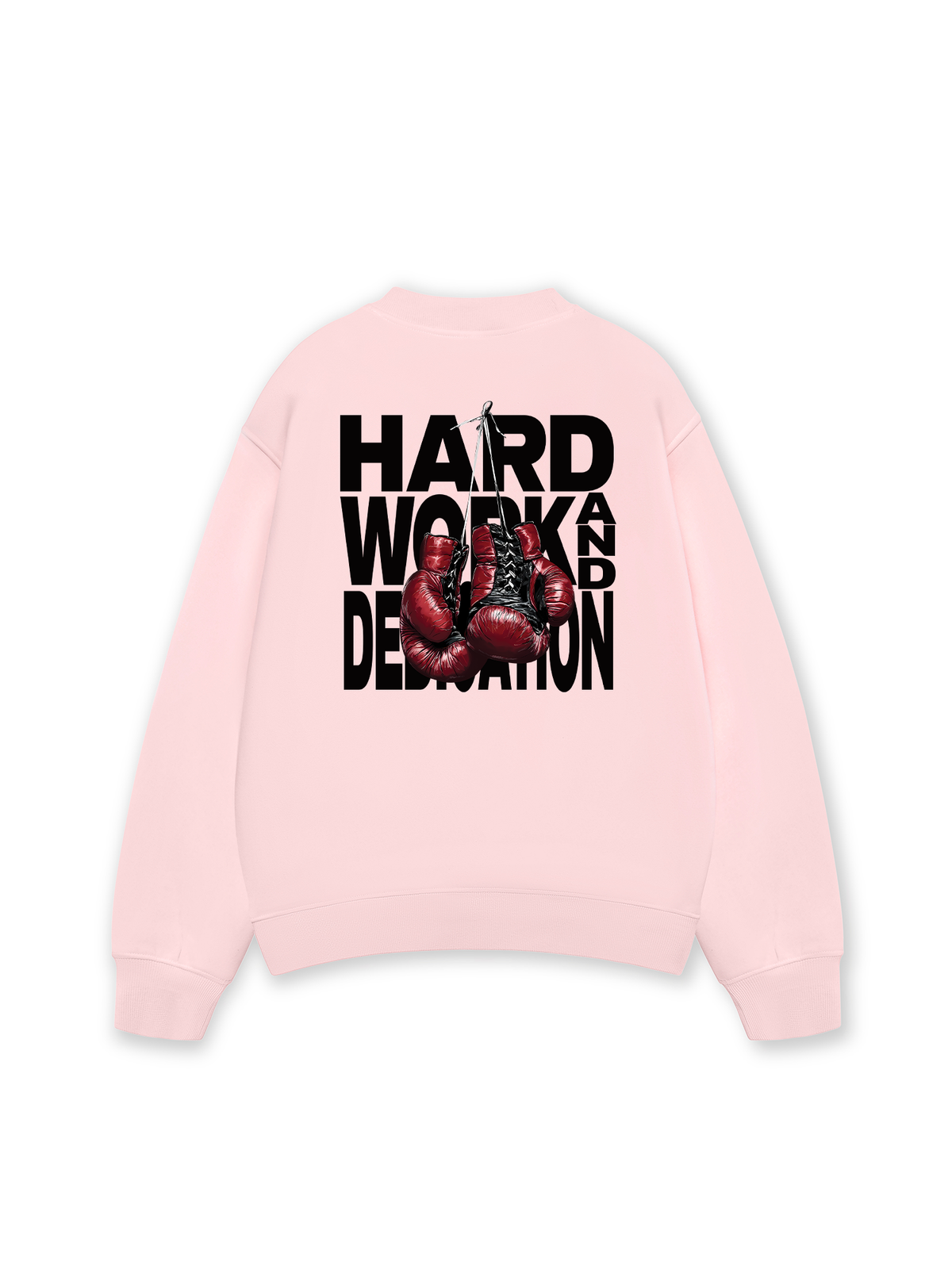 Áo Sweater Nỉ Hai Da Fitnes Hard Work And Dedication