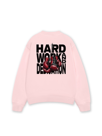 Áo Sweater Nỉ Hai Da Fitnes Hard Work And Dedication