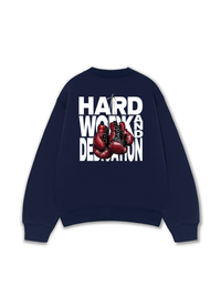 Áo Sweater Nỉ Hai Da Fitnes Hard Work And Dedication