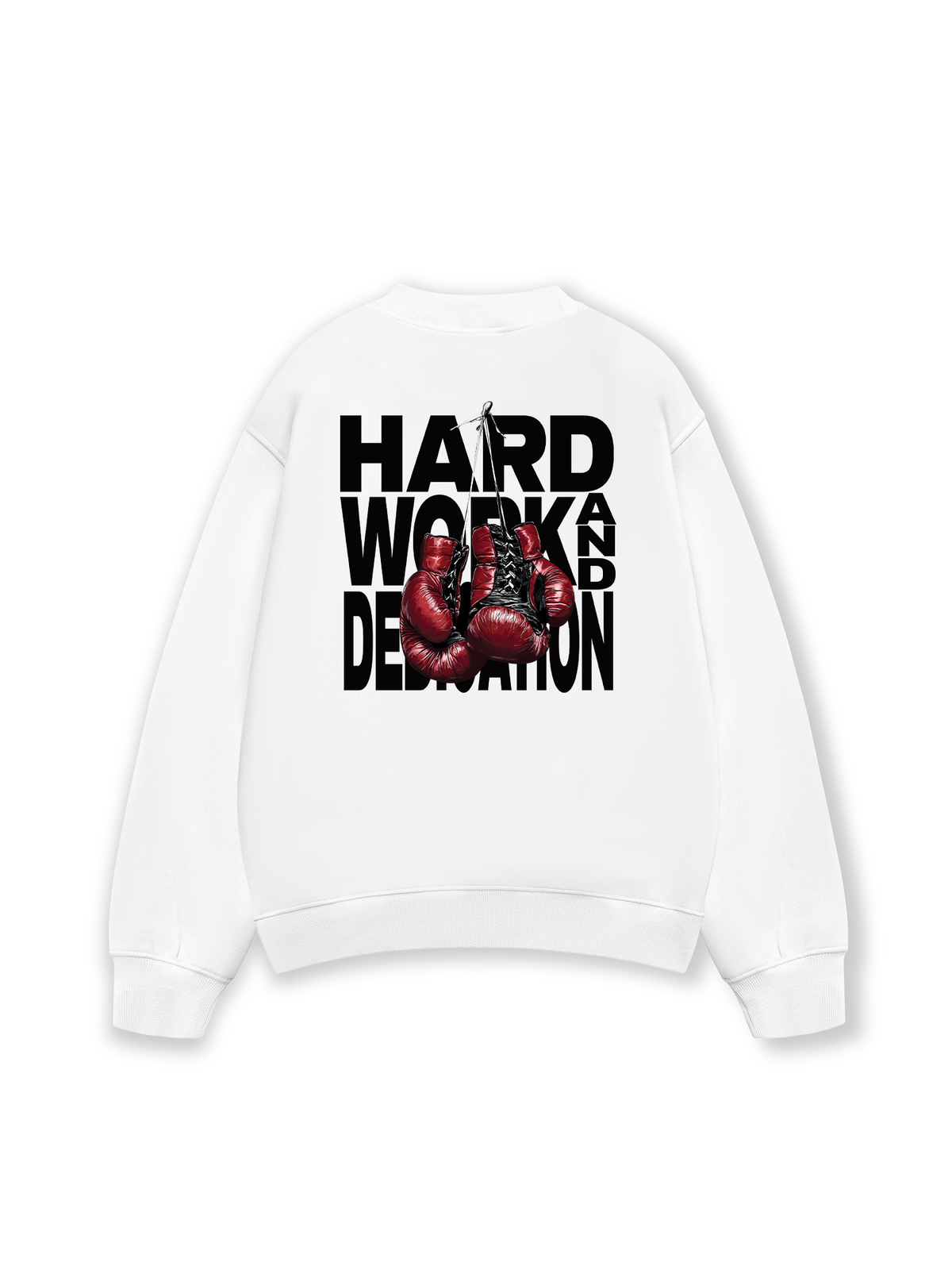 Áo Sweater Nỉ Hai Da Fitnes Hard Work And Dedication
