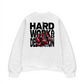 Áo Sweater Nỉ Hai Da Fitnes Hard Work And Dedication
