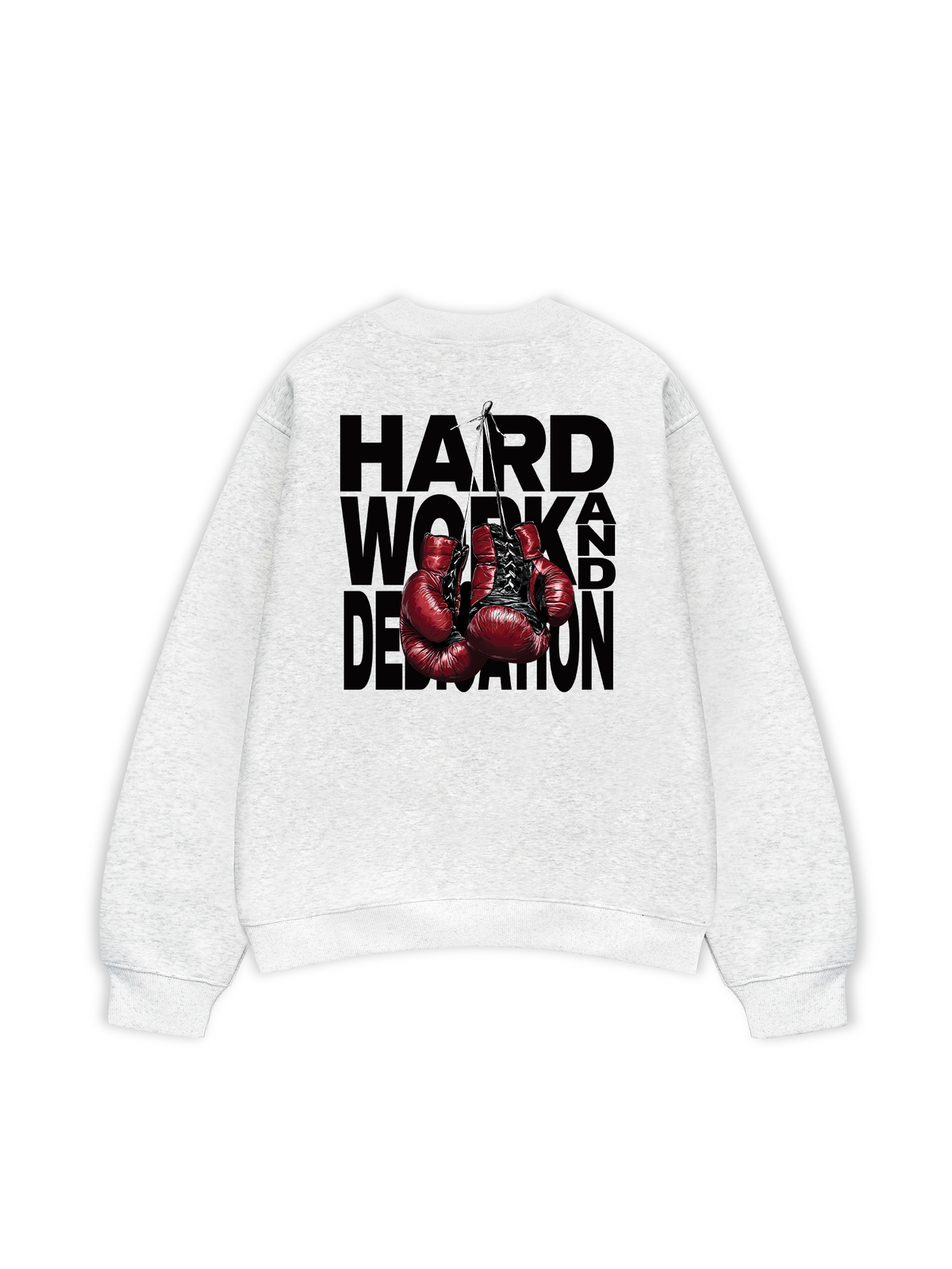Áo Sweater Nỉ Hai Da Fitnes Hard Work And Dedication