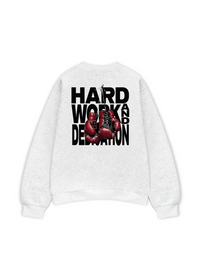 Áo Sweater Nỉ Hai Da Fitnes Hard Work And Dedication