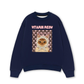 Áo Sweater Nỉ Hai Da Pink Dotty Vitamin Meow
