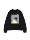 Áo Sweater Nỉ Hai Da Chú Mèo Thom