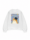 Áo Sweater Nỉ Hai Da Chú Mèo Thom