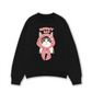 Áo Sweater Nỉ Hai Da Meowy Cat Pink Plaid