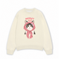 Áo Sweater Nỉ Hai Da Meowy Cat Pink Plaid