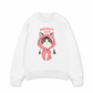 Áo Sweater Nỉ Hai Da Meowy Cat Pink Plaid