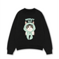 Áo Sweater Nỉ Hai Da Meowy Cat Blue Tiffany Dots