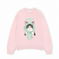 Áo Sweater Nỉ Hai Da Meowy Cat Blue Tiffany Dots