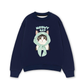 Áo Sweater Nỉ Hai Da Meowy Cat Blue Tiffany Dots