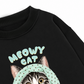 Áo Sweater Nỉ Hai Da Meowy Cat Blue Tiffany Dots