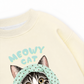 Áo Sweater Nỉ Hai Da Meowy Cat Blue Tiffany Dots