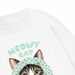 Áo Sweater Nỉ Hai Da Meowy Cat Blue Tiffany Dots