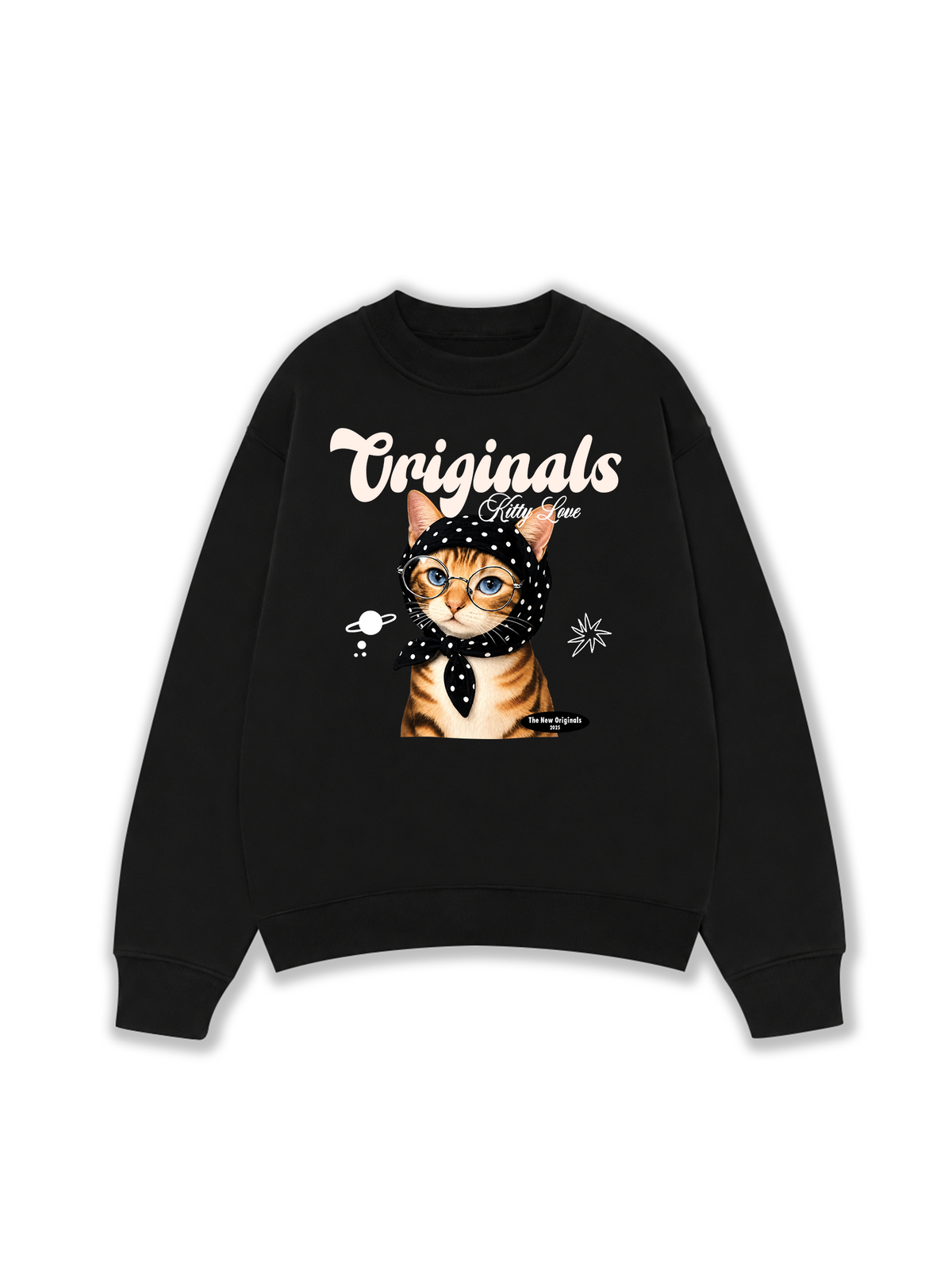 Áo Sweater Nỉ Hai Da Originals Kitty Love