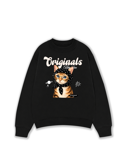 Áo Sweater Nỉ Hai Da Originals Kitty Love