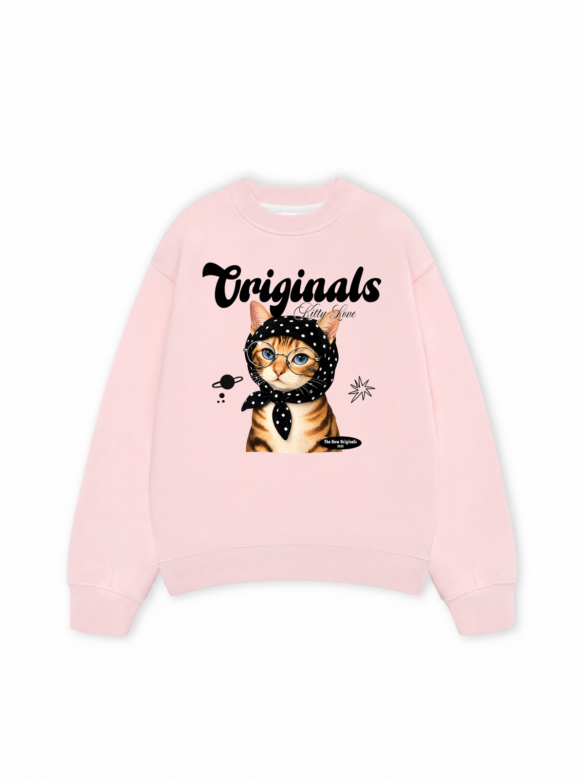 Áo Sweater Nỉ Hai Da Originals Kitty Love