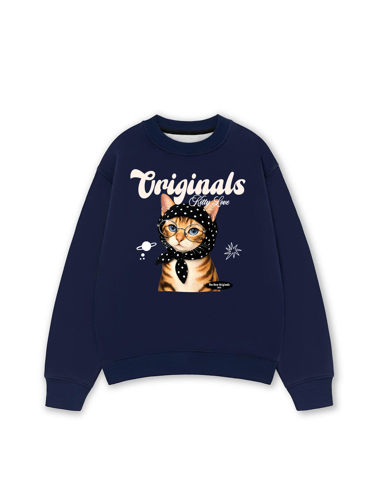 Áo Sweater Nỉ Hai Da Originals Kitty Love