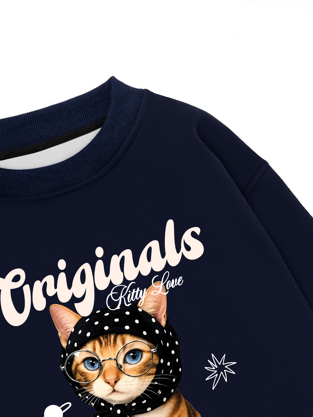 Áo Sweater Nỉ Hai Da Originals Kitty Love