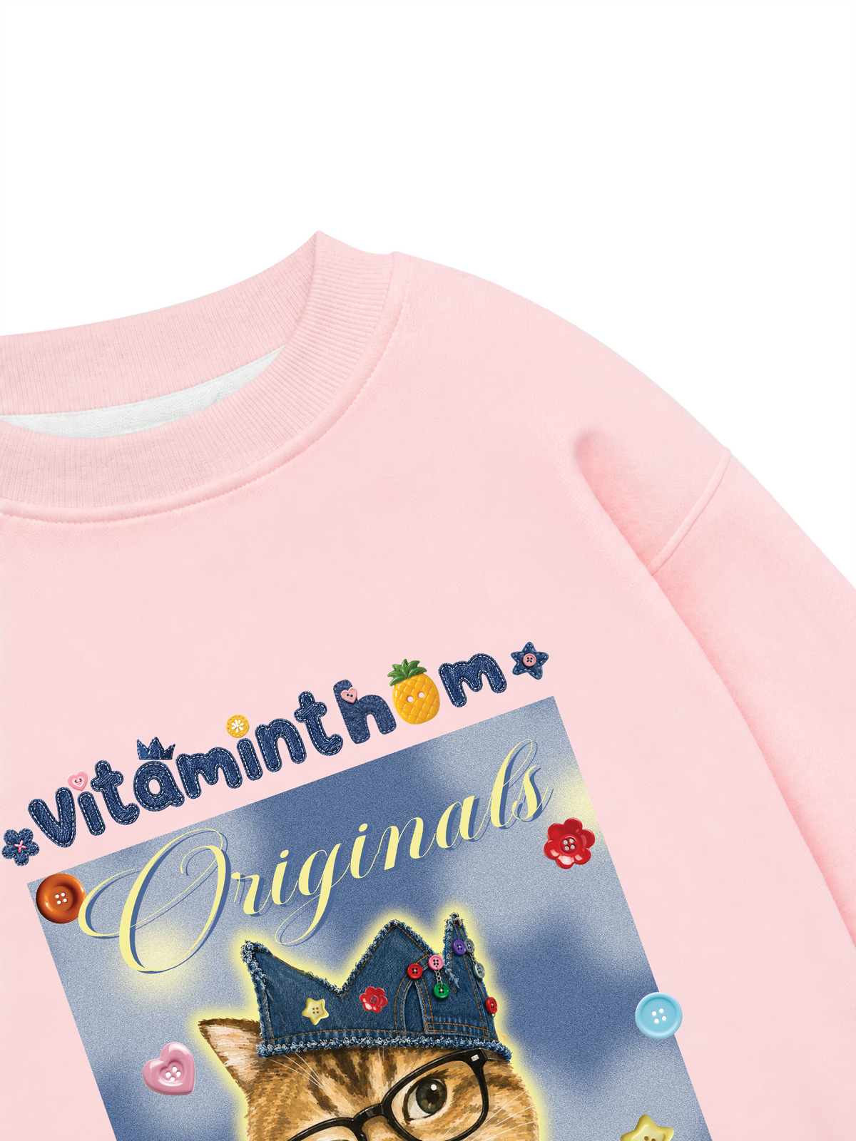 Áo Sweater Nỉ Hai Da Vitaminthom Mặc Vest