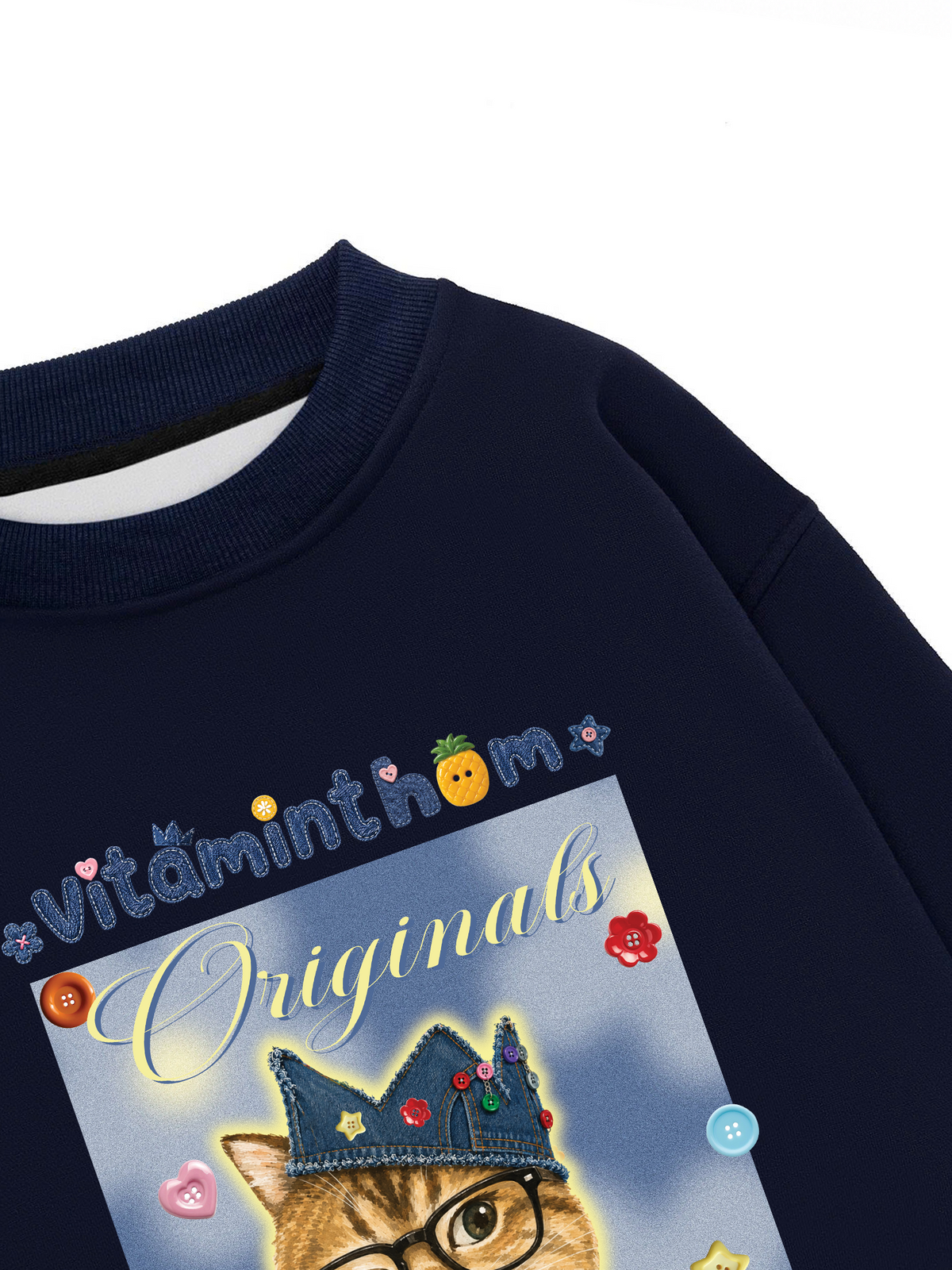 Áo Sweater Nỉ Hai Da Vitaminthom Mặc Vest