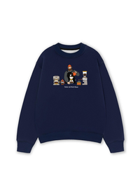 Áo Sweater Nỉ Hai Da Thích Cafe Xỉu