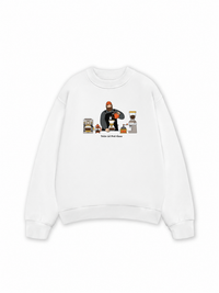 Áo Sweater Nỉ Hai Da Thích Cafe Xỉu