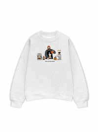 Áo Sweater Nỉ Hai Da Thích Cafe Xỉu