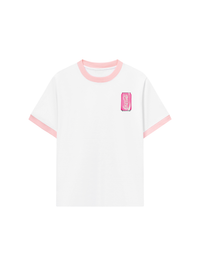 Áo Thun Ringer Relaxed Fit Summer Vibes Pink Coca Cola