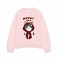 Áo Sweater Nỉ Hai Da Meowy Cat Red Xmas Plaid