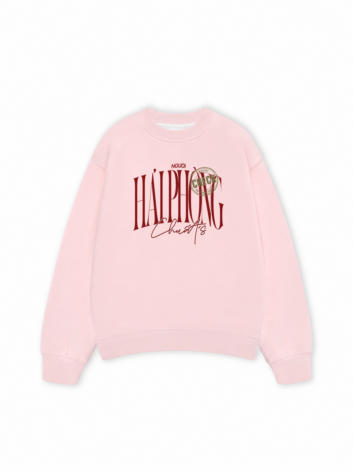 Áo Sweater Nỉ Hai Da Check Người Hải Phòng Chuất