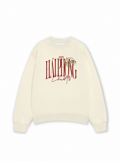 Áo Sweater Nỉ Hai Da Check Người Hải Phòng Chuất