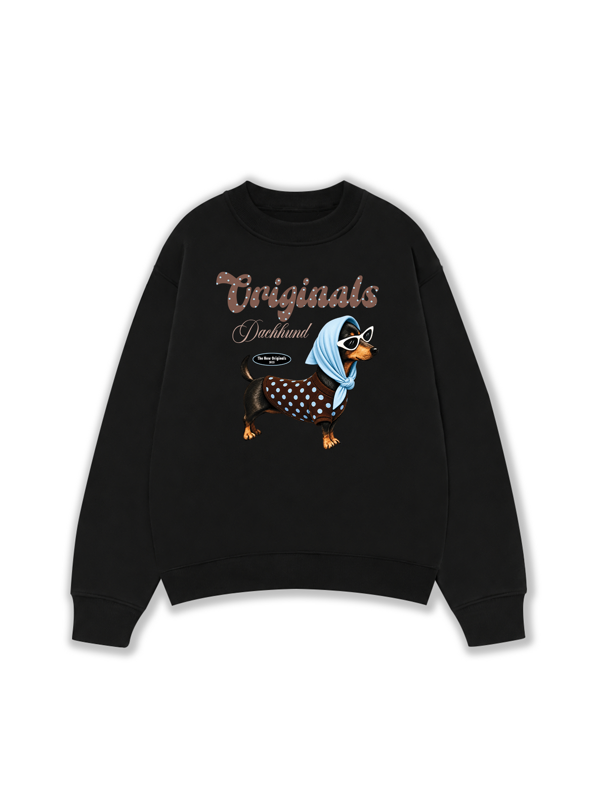 Áo Sweater Nỉ Hai Da Polka Tiffany Dachhund
