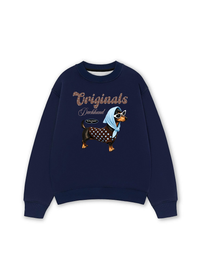 Áo Sweater Nỉ Hai Da Polka Tiffany Dachhund