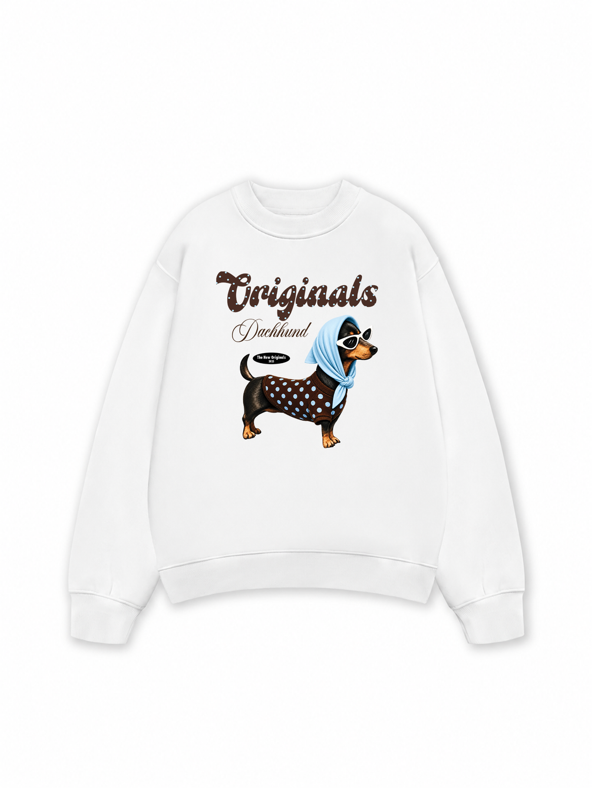 Áo Sweater Nỉ Hai Da Polka Tiffany Dachhund