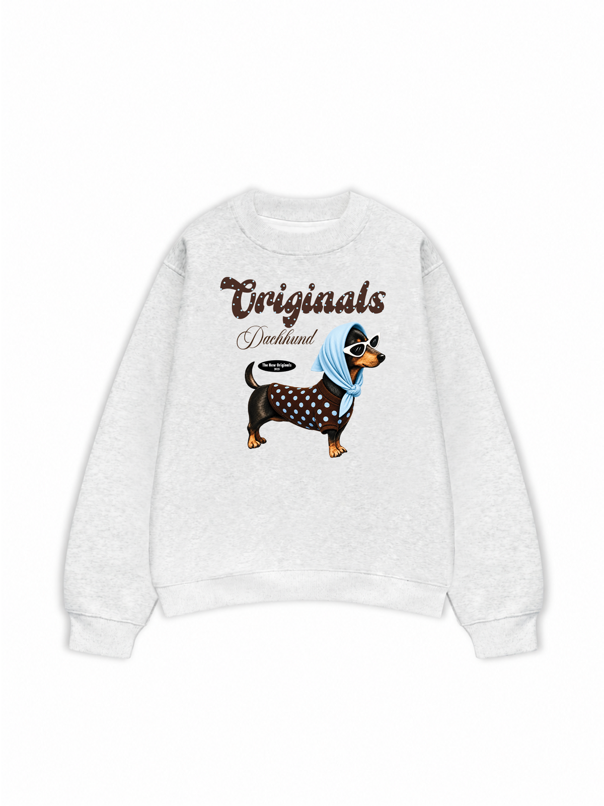 Áo Sweater Nỉ Hai Da Polka Tiffany Dachhund