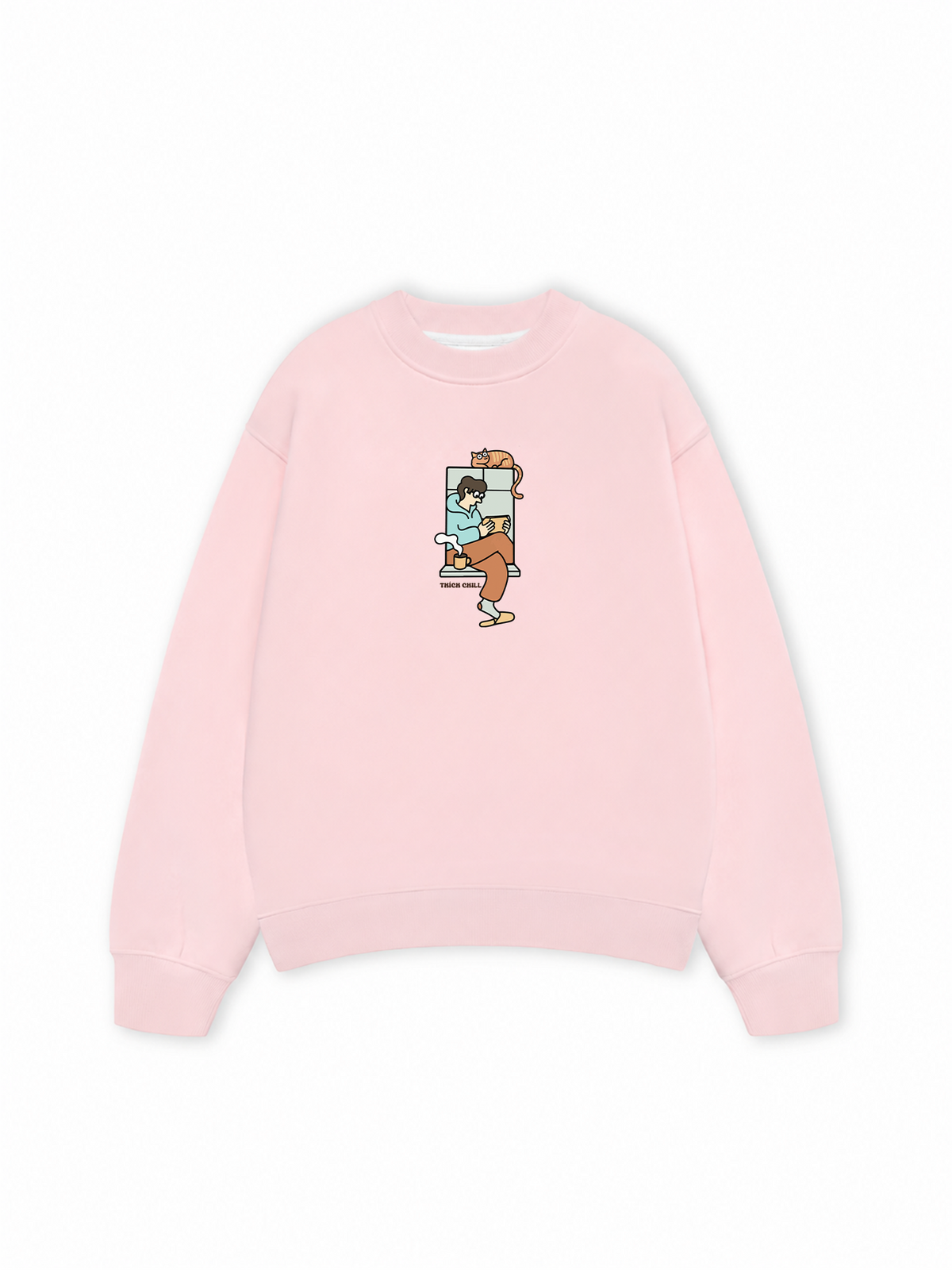 Áo Sweater Nỉ Hai Da Thích Chill
