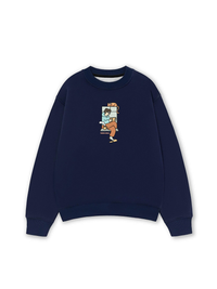 Áo Sweater Nỉ Hai Da Thích Chill