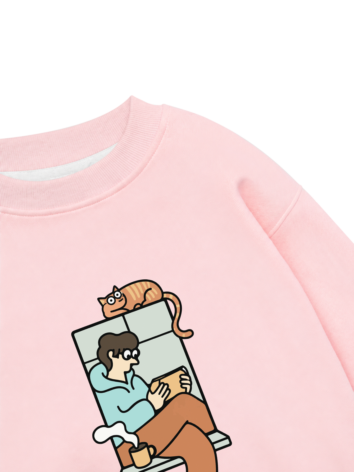 Áo Sweater Nỉ Hai Da Thích Chill
