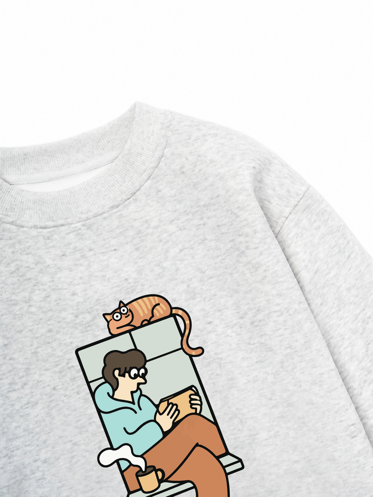 Áo Sweater Nỉ Hai Da Thích Chill